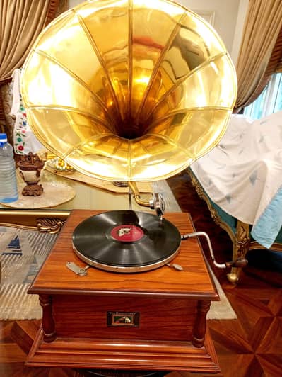 HMV Gramophone Imported from UK. Video Available on Whatsapp