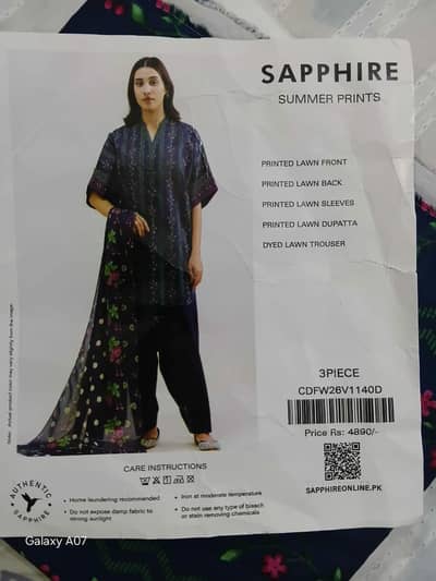 3pcs unstitched