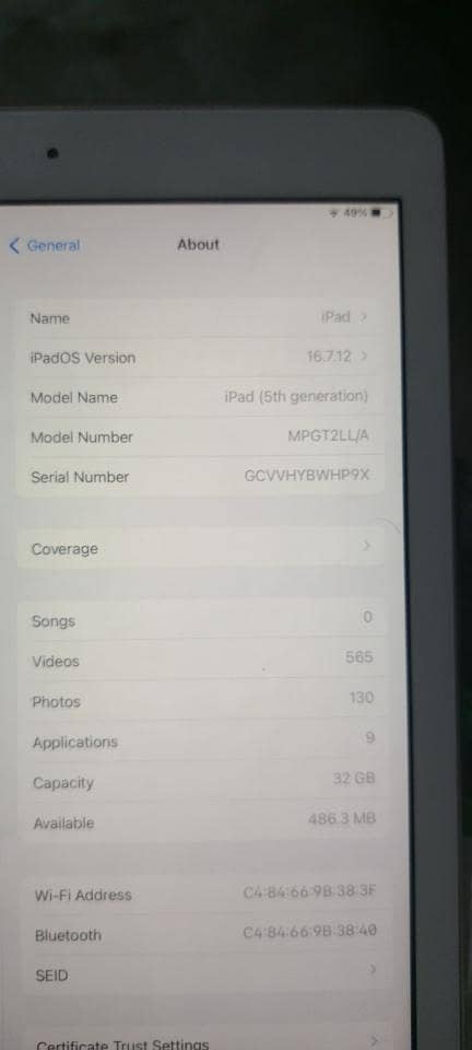 ipad 5th generation 1