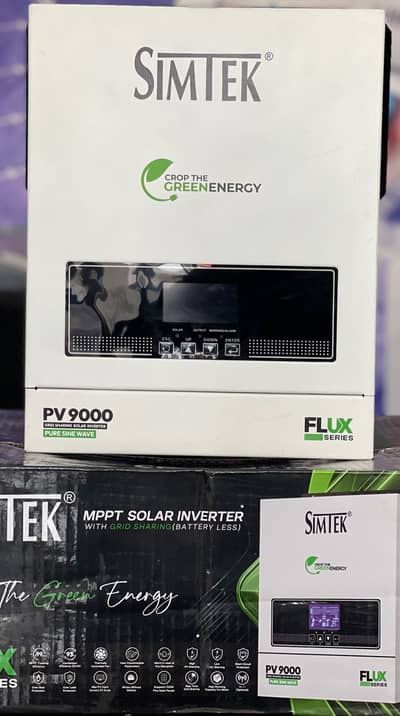 Inverter 6kw pv9000 on grid battery less 24 battery crarger