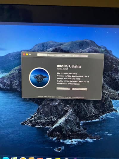 iMac 2012 late dual boot Mac os and window 10 pro