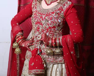 bridal sharara 1 time wear
