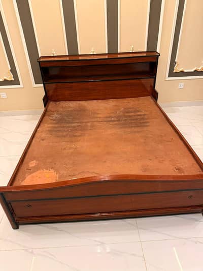 Big size Bed pure wood