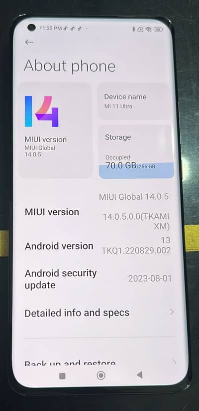 Xiaomi Mi 11 Ultra