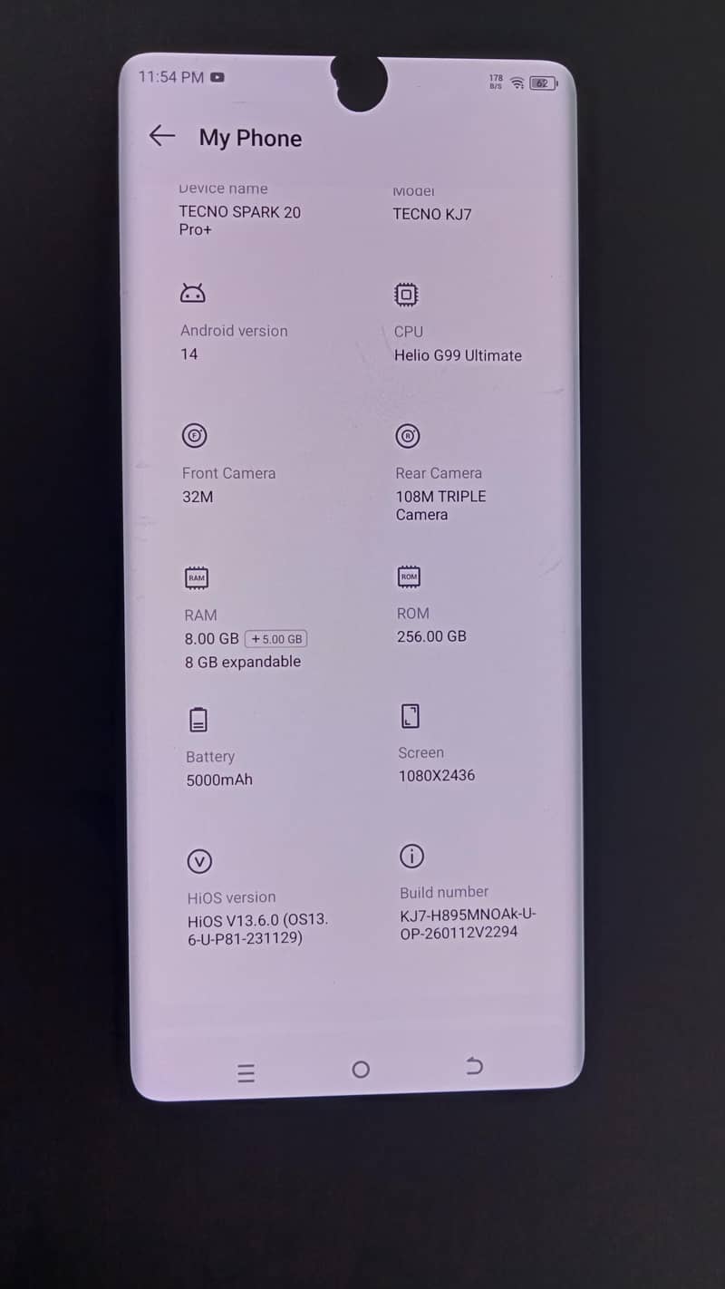 Tecno Spark 20 Pro Plus 6