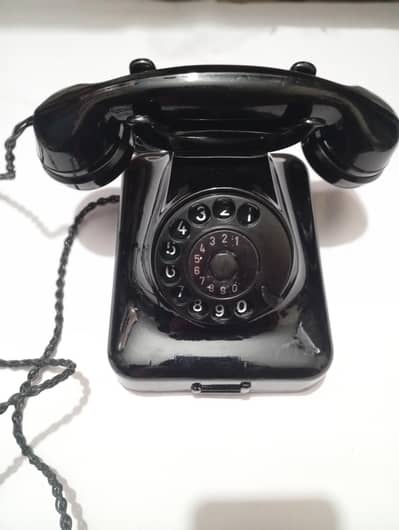 Antique classic vintage rotary Dial telephone set