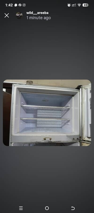 waves refrigerator 18cusic,large 2 doors
