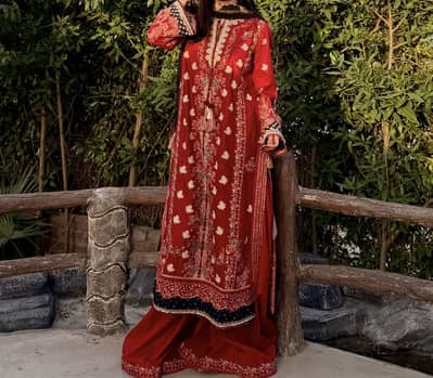 Embroidered dress