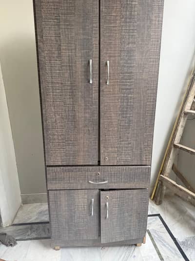 wooden wardrobe