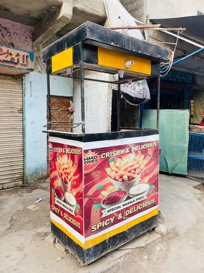 Counter For fries, with complete package just take and start