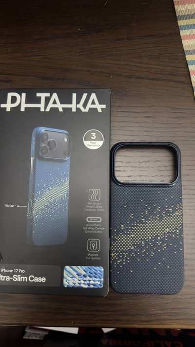 Pitaka carbon fiber slim iphone 17 pro case