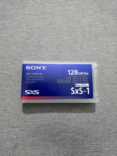 Sony SBS-128G1B 128GB SxS-1 High Speed Memory Card
