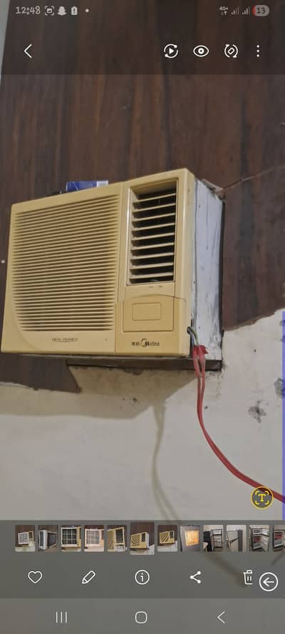 For sell midea window Ac o. 75 ton