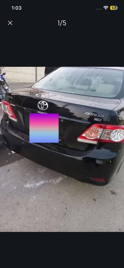 Toyota Corolla XLI 2009 Total Genuine 100% For Sale
