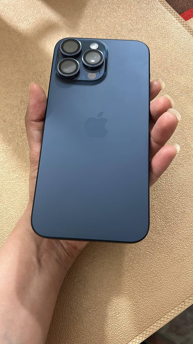 Apple iPhone 15 Pro Max - Blue Titanium 2