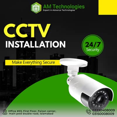 CCTV CAMERA INSTALLATION & MAINTENANCE
