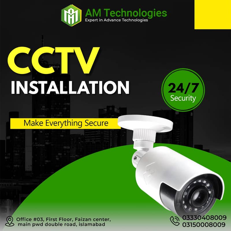 CCTV CAMERA INSTALLATION & MAINTENANCE 0