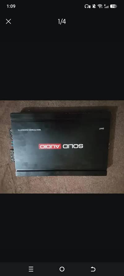 Solid Audio original amplifier