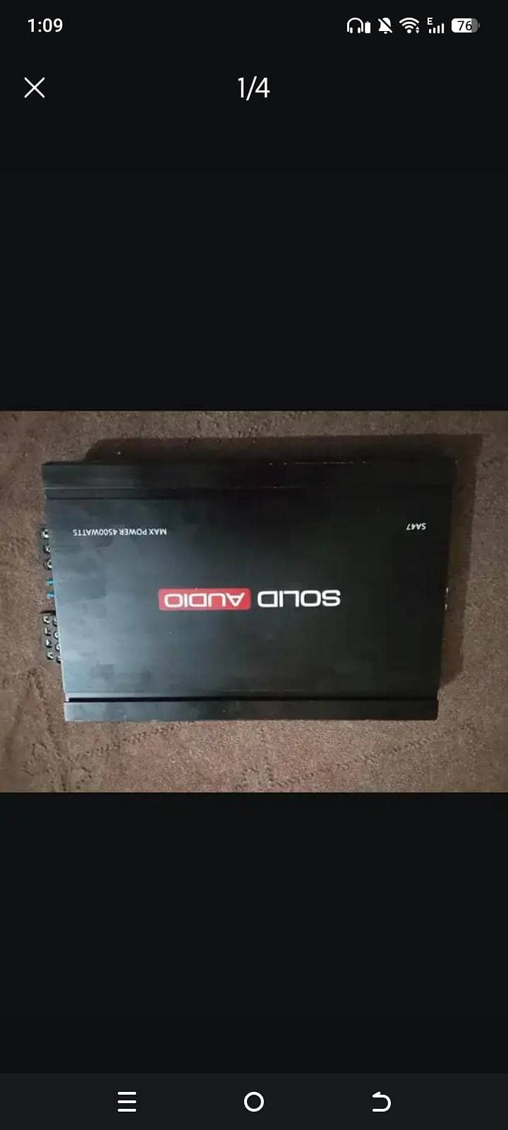 Solid Audio original amplifier 0