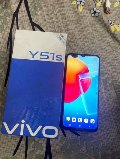 Vivo Y51s Phone With Box+ Charger