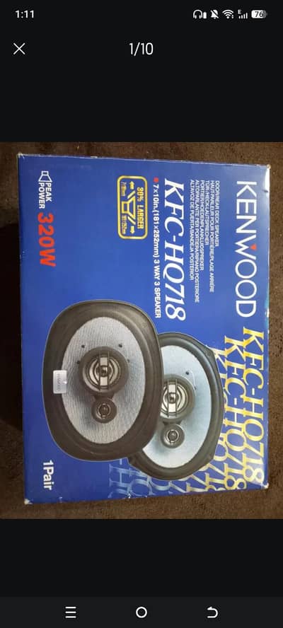 Kenwood 718 original speakers