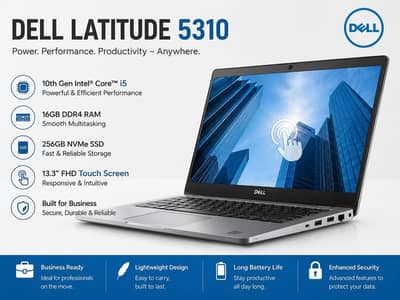 Dell latitude 5310 16/256 core i5 gen 10th touch screen