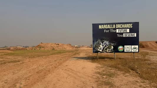 14 Marla (40x80) Block-A Plot For Sale In DHA Margalla Orchards Park Road Islamabad