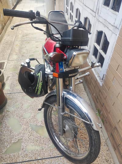 Honda 125 Red Islamabad Number
