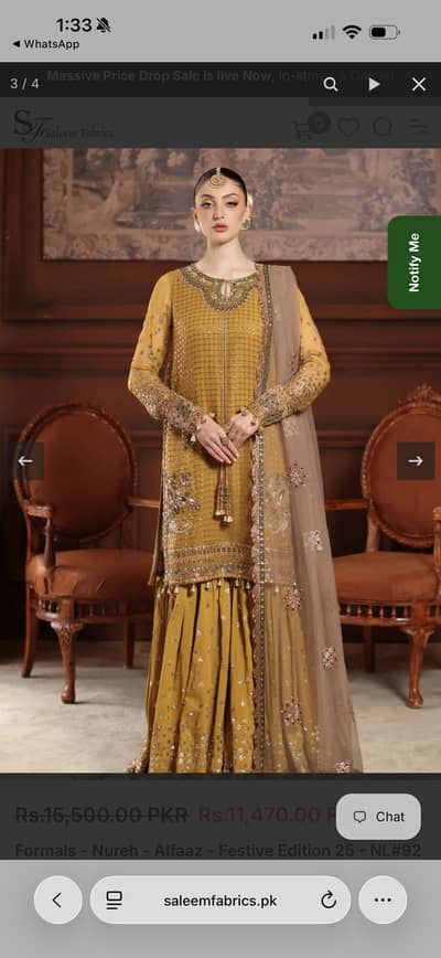 Nureh original formal in small size