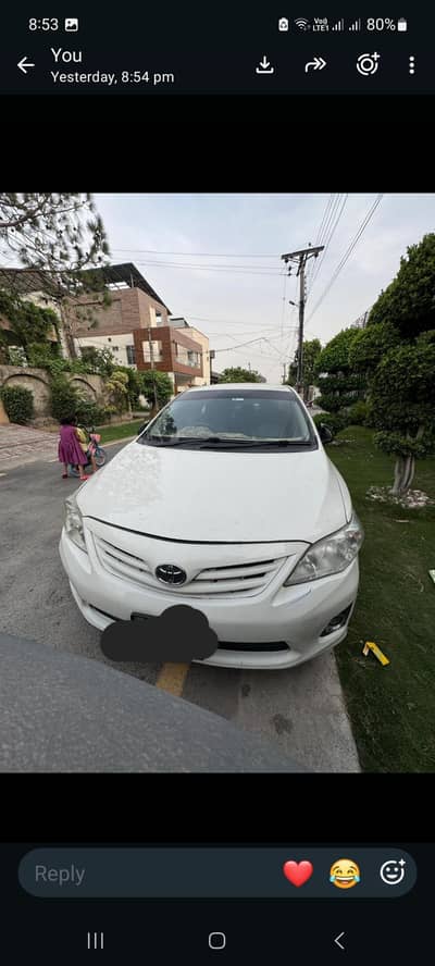 Toyota Corolla XLI 2011/12