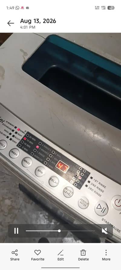 Haier 7kg fully Automatic washing Machine for sale
