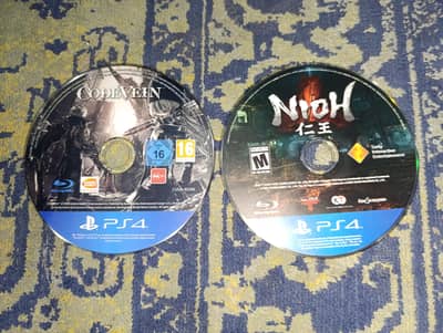 Ps4  used game just like brand new Code Vein And Nioh no calls