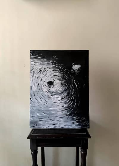 The yin and yang  Original piece available on discount.