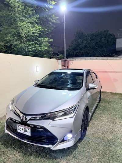 Toyota Altis Grande X Beige interior 2021