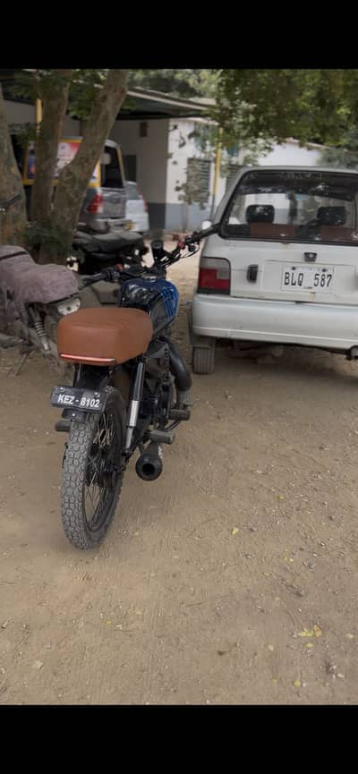 Super star cafe racer 70cc modifed