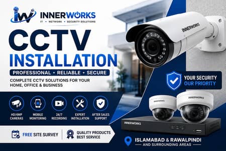 CCTV Camera Installation | Hikvision Dahua | Islamabad Rawalpindi