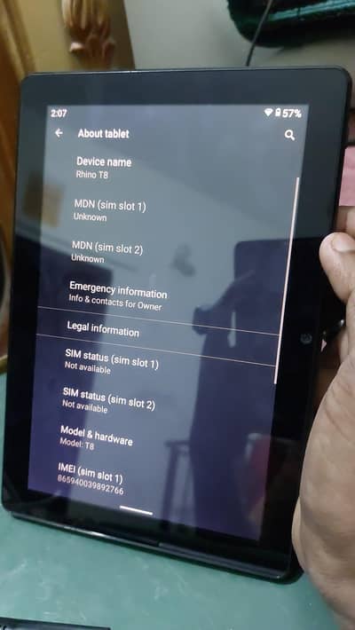 Rhino T8 Tablet (10 inch) (Android 10) ( Dual Sim Working)