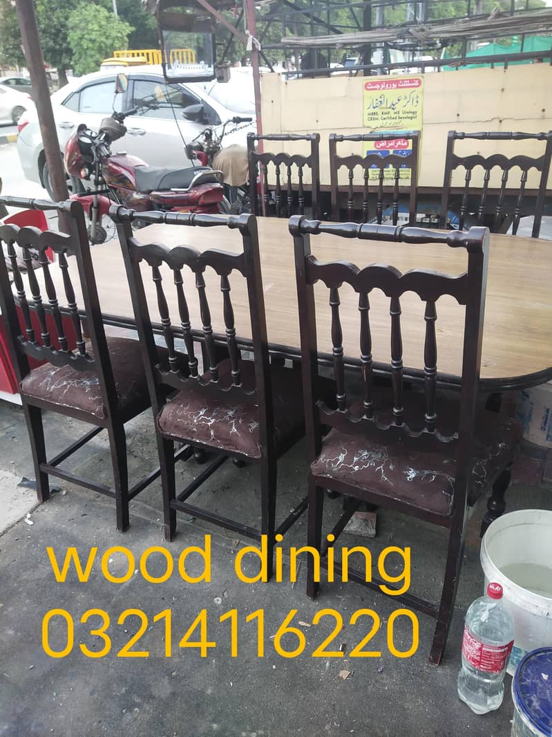 wood dining set 0