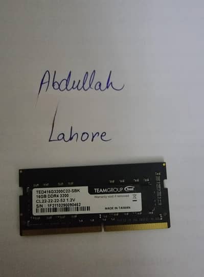 Samsung Laptop RAM 16GB DDR4 SODIMM