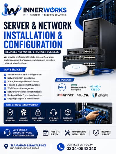 SERVER | Network Switches & NETWORK INSTALLATION & CONFIGURATION