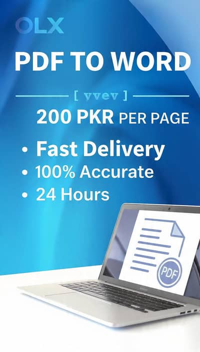 PDF to word typing and data entry service