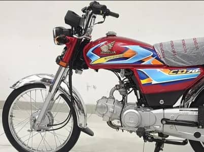 Honda cd 70 brand new condition hai 2026 model