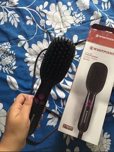 Westpoint hair brush straightener