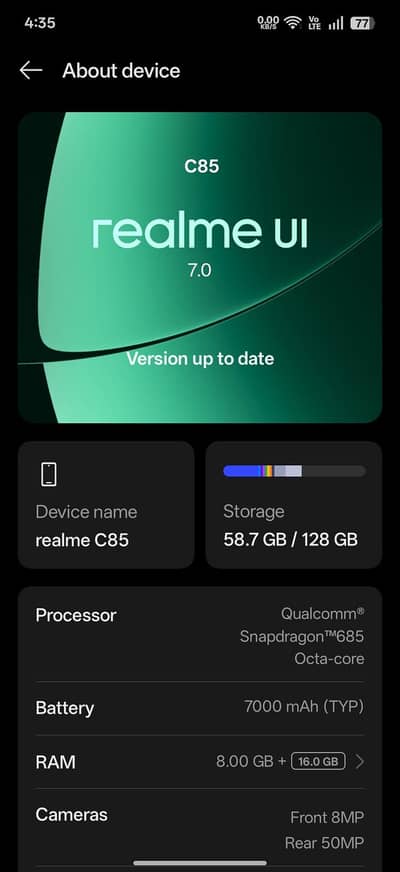 Realme c85 8/128