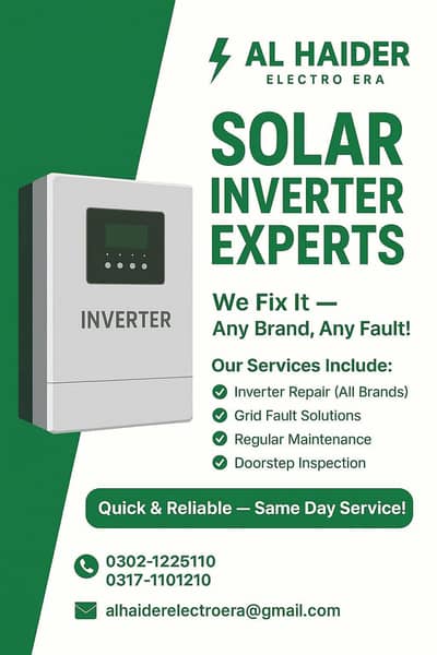 UPS Repair |  Solar inverter Repair | AC Card Repair  Home Service