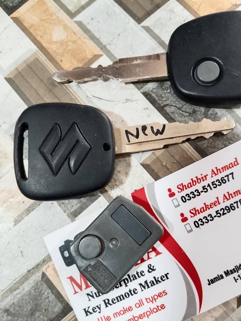 Remote and Keys maker 0