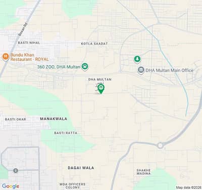 COMMERCIAL PLOT LOCATED IN THE BEST BLOCK OF DHA MULTAN.