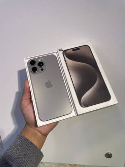 15 Pro Max 256GB PTA 88 BH 10/10 :  original: Just Face id Off :-