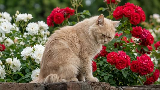 2 Year Old Male Persian Cat Lite Brown Long Hair
