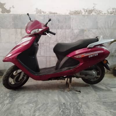 United Scooty 2024 model on Petrol